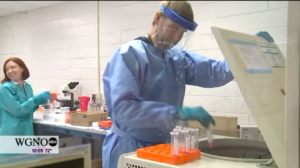 WGNO coverage of flu studies